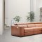 Picasso Power Motion Sectional Sofa in Caramel Leather by J&M