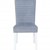 Monaco 03 Dining Chairs Set of 4 in Gray Velvet by Global