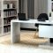 A33 Modern Office Desk by J&M in White Matte