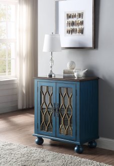 Lassie Console Table AC00195 in Antique Blue by Acme