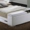 20680 Layla Upholstered Bed White Leatherette w/Options by Acme