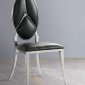 Cyrene Dining Chair DN00929 Set of 2 in Black PU by Acme