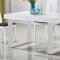 Laura Dining Table in White 6059 by At Home USA w/Options