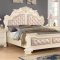 Victoria Traditional Bedroom 6Pc Set in Antique Off-White
