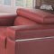 Sierra Maroon Sofa in Bonded Leather by American Eagle Furniture