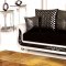 Leydi Sofa Bed in Palermo Black Fabric by Rain w/Optional Items