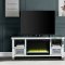 Noralie TV Stand w/Fireplace LV00313 in Mirrored by Acme