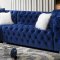 LCL-018 Sectional Sofa in Navy Blue Velvet
