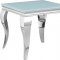707767 Coffee Table 3Pc Set in White & Chrome by Coaster