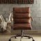 Harith Office Chair 92414 Retro Brown Top Grain Leather by Acme