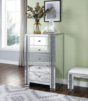 Noralie Chest 97644 in Mirror by Acme [AMCT-97644-Noralie]