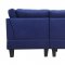 Jeimmur Sectional Sofa 56480 in Blue Linen by Acme