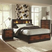 202911 Rolwing Bedroom by Coaster in Oak & Espresso w/Options