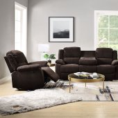 Madden Motion Sofa 55445 in Brown Chenille by Acme w/Options