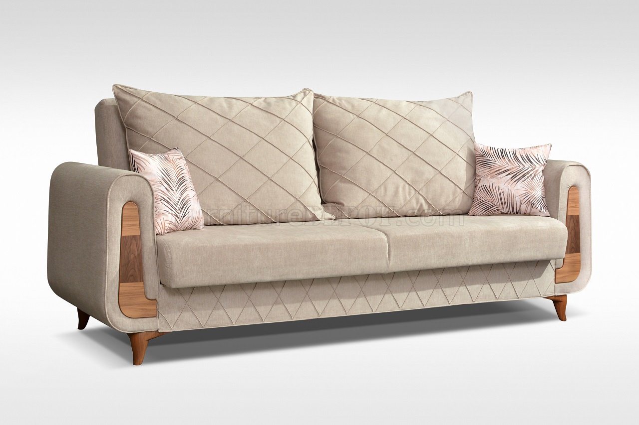 brooklyn fabric charcoal sofa bed