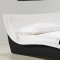 Dragonfly Bed in White & Black Bonded Leather by American Eagle