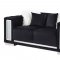 Trislar Sofa 52525 in Black Velvet by Acme w/Options