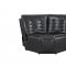 U6066 Modular Power Motion Sectional Blanche Charcoal by Global