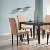 Dark Chocolate Contemporary Dinette Table w/Optional Chairs