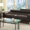 F7264 Sofa & Loveseat Set in Espresso Bonded Leather by Poundex