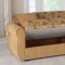 Mustard Fabric Modern Living Room w/Storage Sleeper Sofa