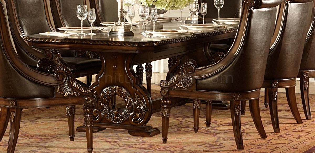 Orleans Dining Table Cherry By Homelegance, Orleans Furniture Dining Room Sets