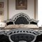 Black & Silver Two-Tone Finish 5Pc Traditional Bedroom Set