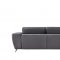 Julie Sofa in Gray Leather Match by Beverly Hills w/Options