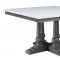 Yabeina Dining Table Marble Top 73270 in Gray Oak w/Options