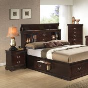 G3125B Jumbo Bedroom Cappuccino by Glory Furniture w/Storage Bed