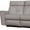 8501 Reclining Sofa in Light Gray Half Leather by ESF w/Options