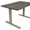 Myers Adjustable Standing Desk 805480 - Weathered Pine - Coaster
