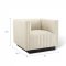Conjure Accent Chair in Beige Velvet by Modway
