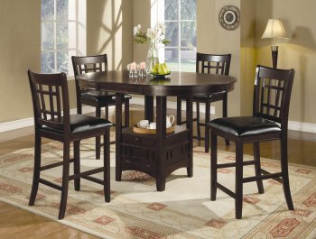 Lavon Counter Height Dining Set 5Pc by Coaster [CRDS-102888 Lavon]