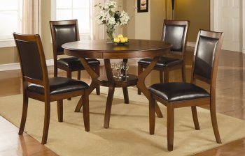 Nelms Dining Room Set 5Pc 102171 in Brown w/Options [CRDS-102171-Nelms]