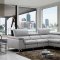 Viola Sectional Sofa in Premium Leather by J&M