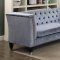 Honor Sofa 52785 in Blue-Gray Velvet by Acme w/Options