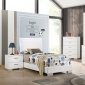 Felicity 4Pc Youth Bedroom Set 203500 in White by Coaster