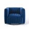Conjure Sofa in Navy Velvet Fabric by Modway w/Options