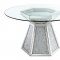 Quinn Dining Table 115561 by Coaster w/Optional Teal Chairs
