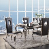 Fabiola Dining Table 62070 by Acme w/Optional 62078 Chairs
