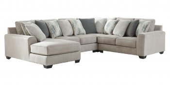 Ardsley Sectional Sofa 39504 in Pewter Fabric by Ashley [SFASS-39504 Ardsley Pewter]
