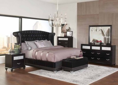 Barzini 300643 Bedroom in Black by Coaster w/Options