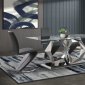 D1675DT Dining Table by Global w/Optional D9002DC Black Chairs
