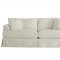 Bentley Sofa Bed Bull Natural Fabric by Klaussner w/Slipcover