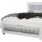 Santorini Bedroom Set 5Pc in Metallic White by Global w/Options