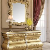 Seville Server DN00454 in Gold by Acme w/Optional Mirror