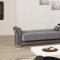 Metro Life Sofa Bed in Gray Fabric by Casamode