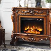 Dresden Fireplace AC01309 in Cherry Oak by Acme