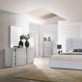 Matissee Bedroom Silver J&M w/Optional Palermo Gray Casegoods